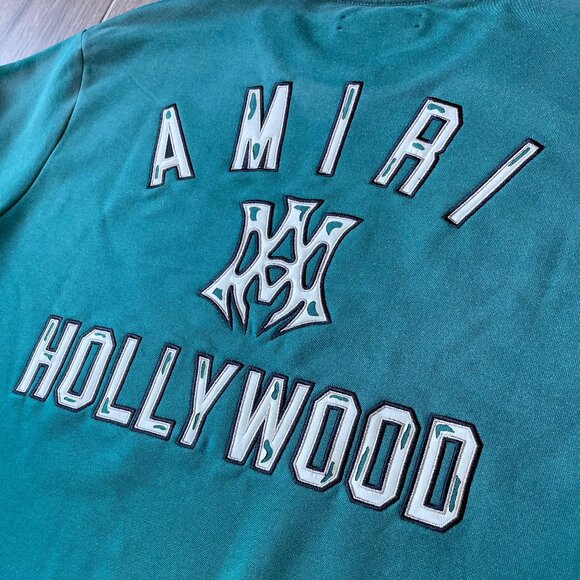 Amiri Men Green Color Crewneck Sweaters - Picture 6 of 7